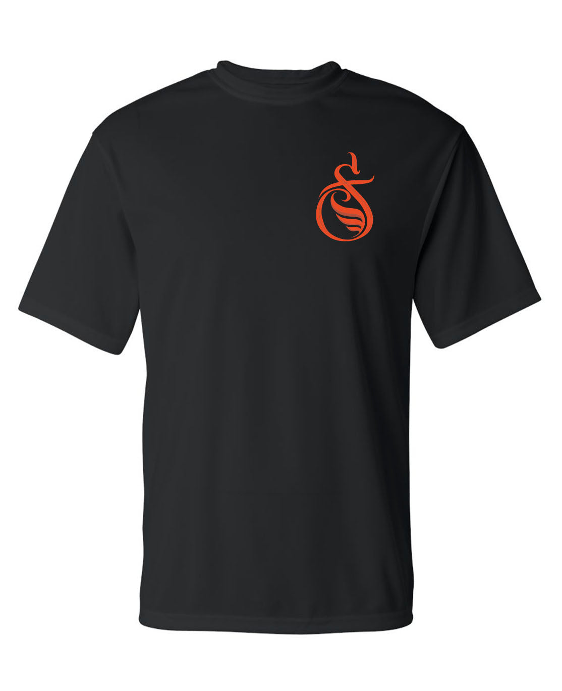 SlayFly Mens Black Performance Shirt W/Print