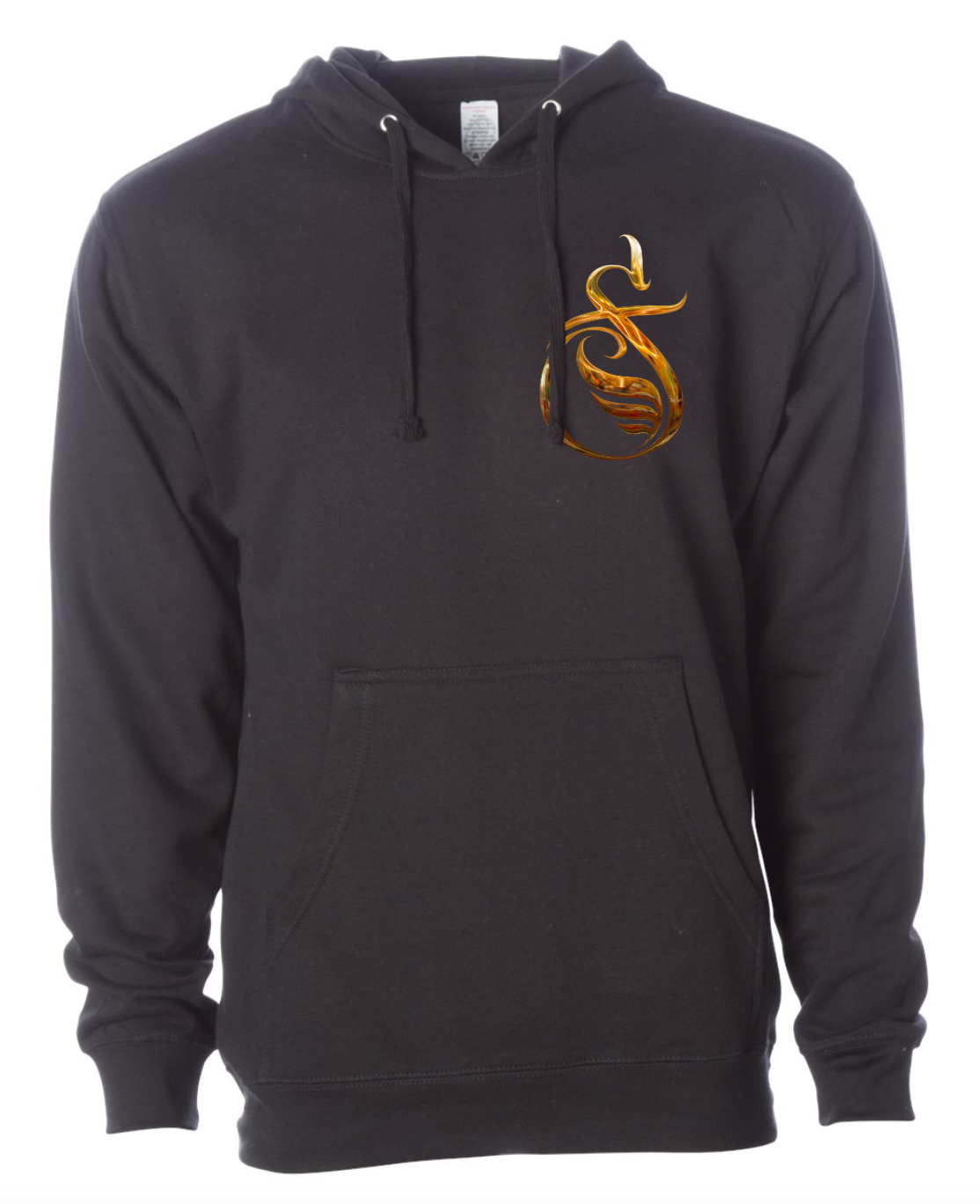 Black Hoodie Day 1 Gold Foil Emblem